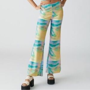 Mandinga Milky Split Hem Pants
